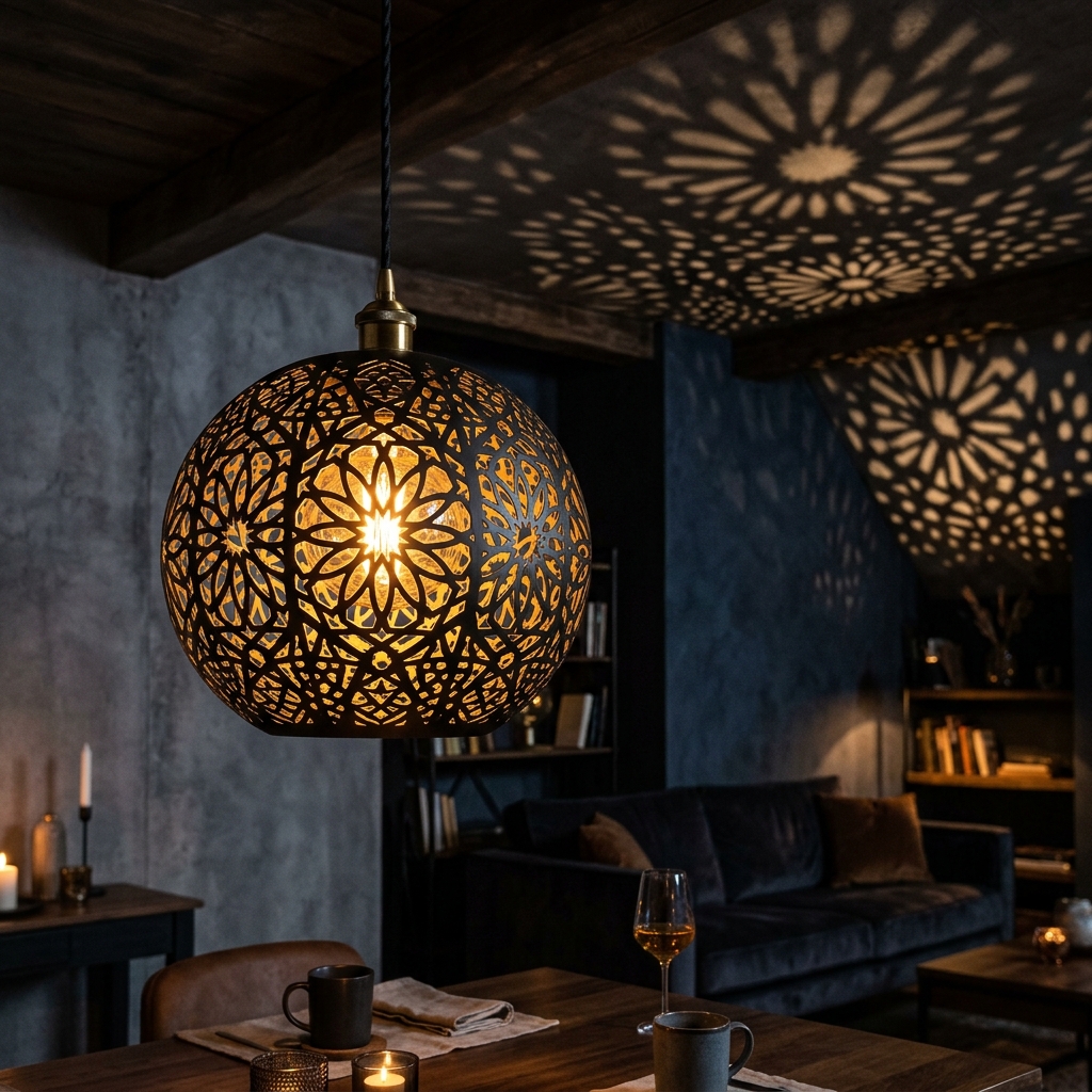 Laser Cut Pendant Lamp